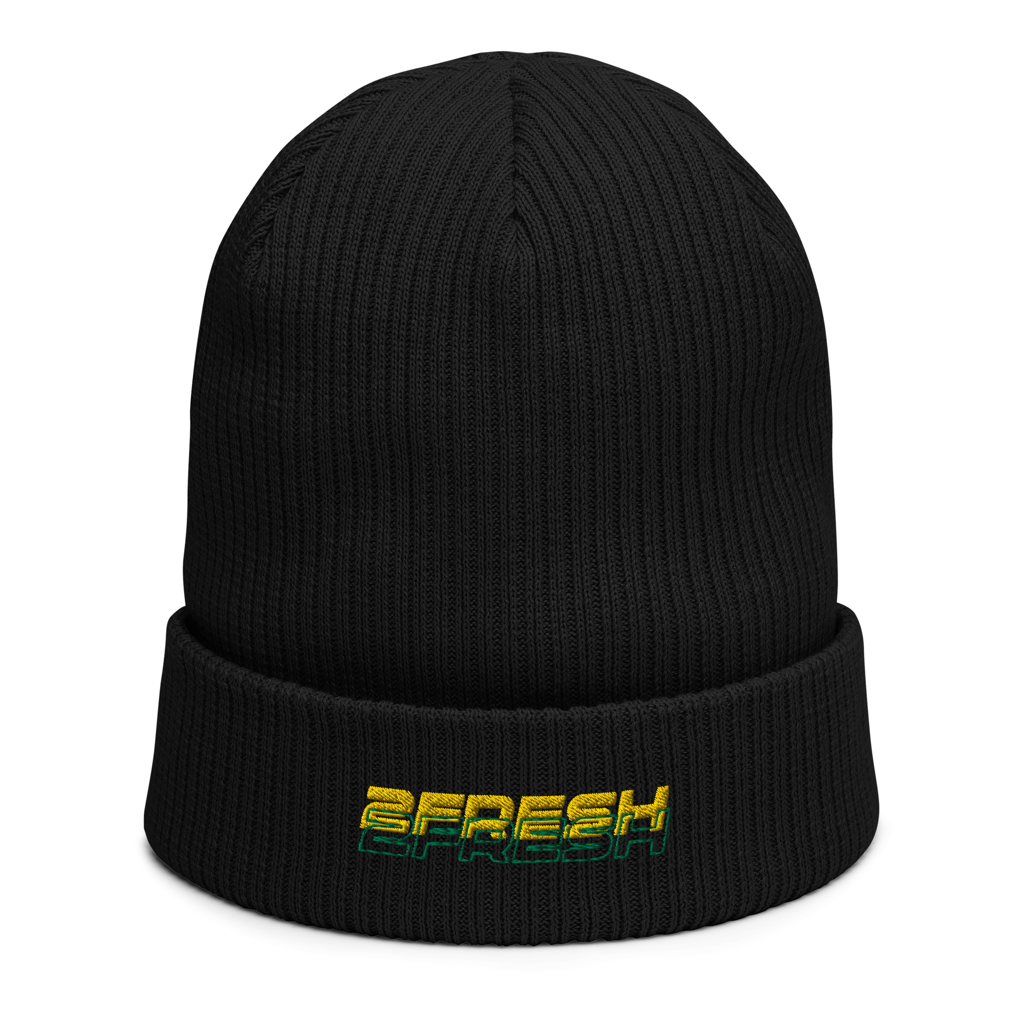 Organic ribbed beanie