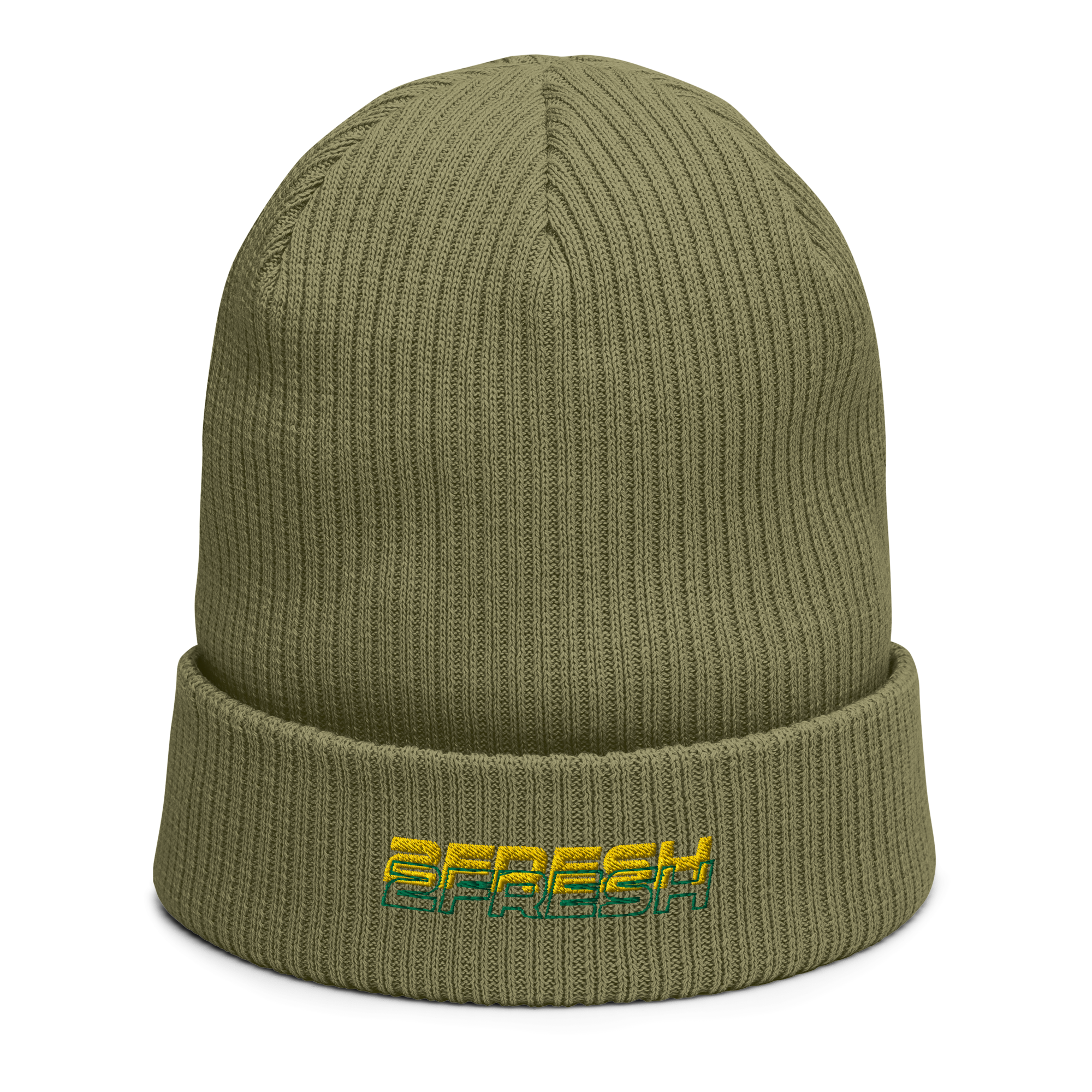 Organic ribbed beanie