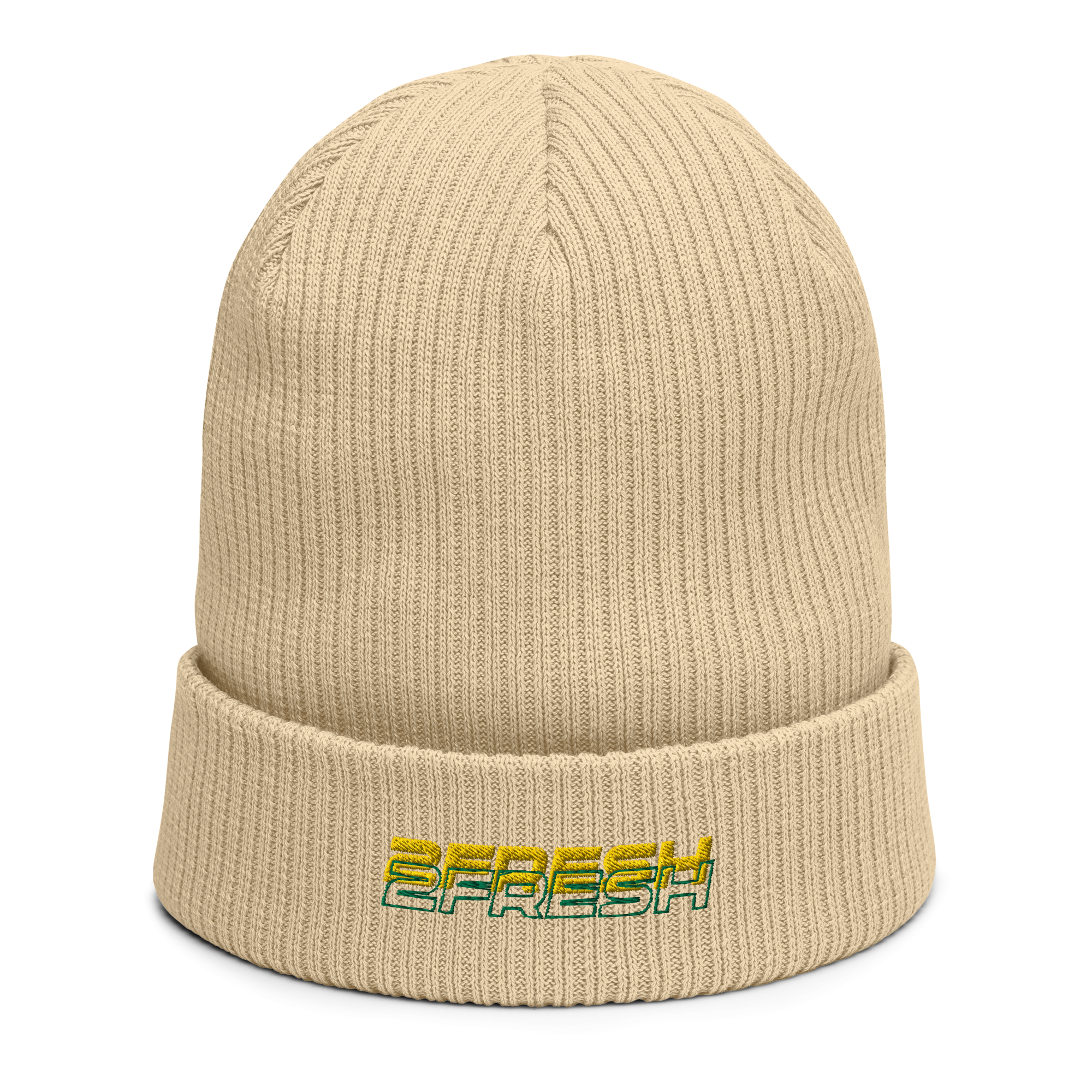 Organic ribbed beanie