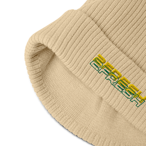 Organic ribbed beanie