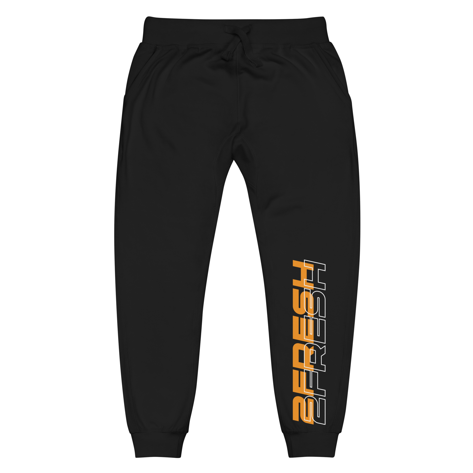 Orange 2FRESH - Unisex fleece sweatpants