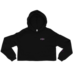 Women's Black/Pink Sami2Fresh Crop Hoodie