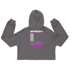 Women's Black/Pink Sami2Fresh Crop Hoodie